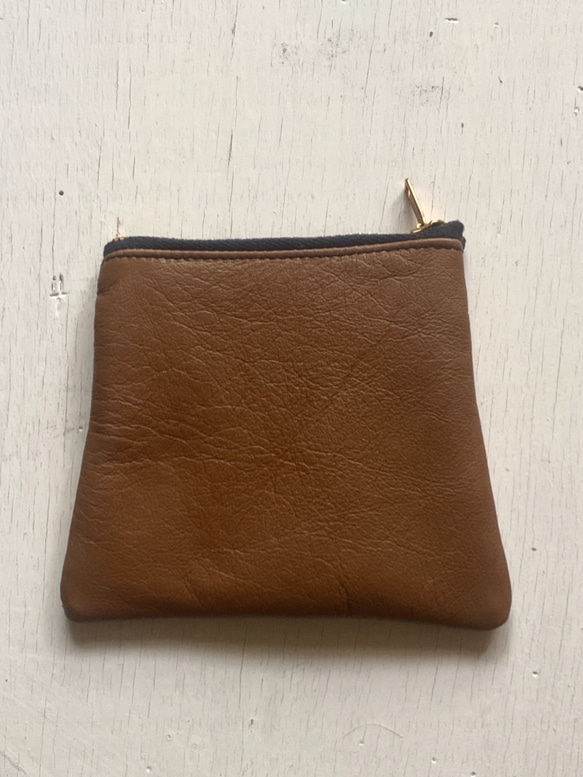 coin purse /ヴィンテージレザーのコインケース    ■tf-366b 2枚目の画像