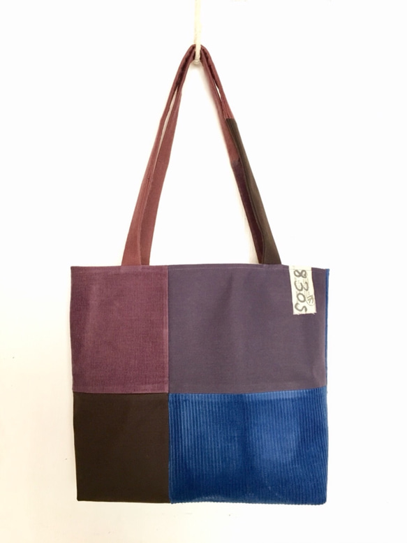 totebag /復古冬季顏色手提包■tf-338 第2張的照片