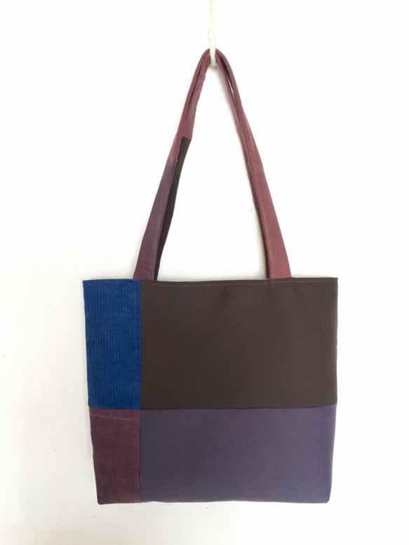 totebag /復古冬季顏色手提包■tf-338 第3張的照片