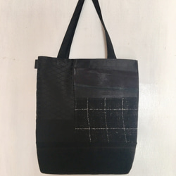 totebag /復古黑色手提包■tf-339 第2張的照片