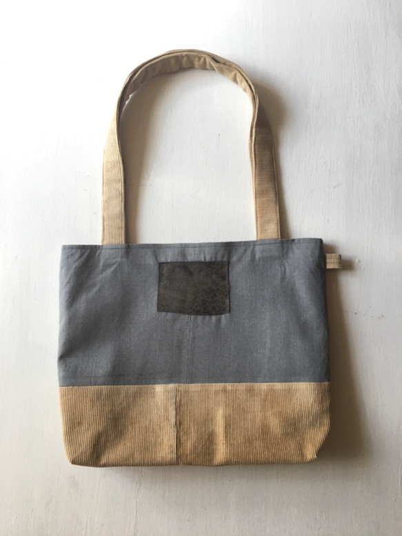 totebag /復古淡色手提包■tf-343 第3張的照片