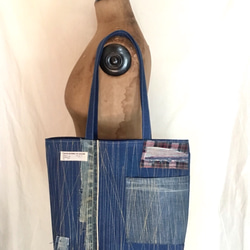 totebag /ヴィンテージ デニムのトートバッグ    ■tf-346 2枚目の画像