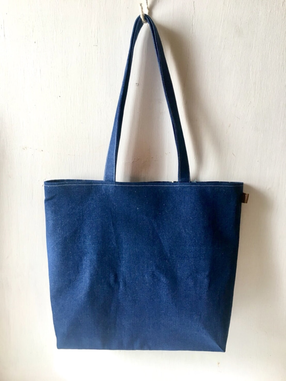 totebag /ヴィンテージ デニムのトートバッグ    ■tf-346 3枚目の画像