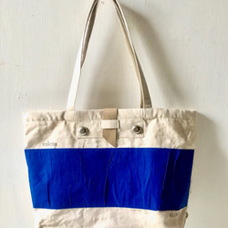 totebag /ヴィンテージ リネンのトートバッグ    ■tf-349 2枚目の画像