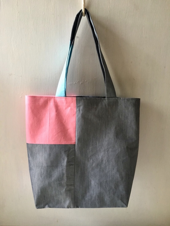 totebag /ヴィンテージ カラフルトートバッグ    ■tf-350 3枚目の画像