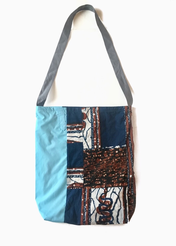 totebag /ヴィンテージ アフリカンバティックショルダーバッグ    ■tf-351 3枚目の画像