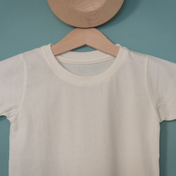 無染棉FC~兒童素面T-shirt~100%純棉 簡約時尚 親子裝 兒童洋裝 童T 成T長版 洋裝 T-SHIRT 第2張的照片