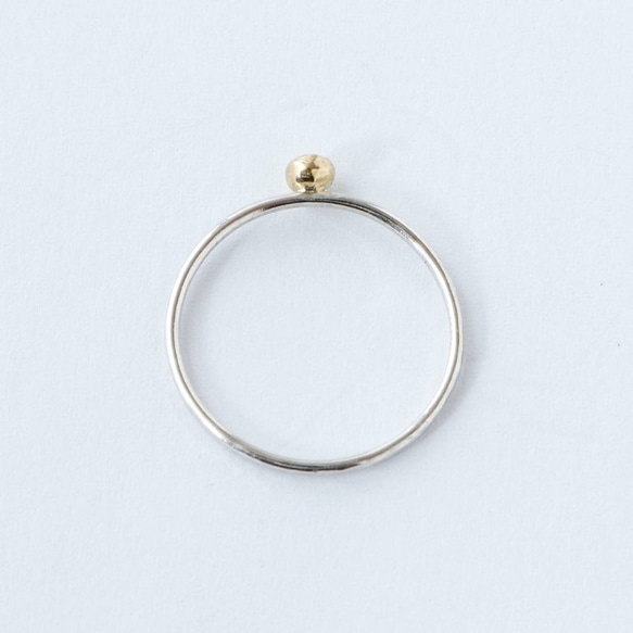 [DROP] Dia戒指（SILVER925 / K18 / Dia0.01ct） 第3張的照片