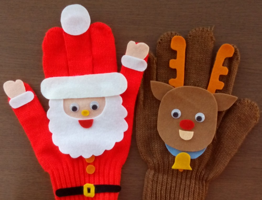 ぱんだ様オーダー品　サンタクロース　パクパクパペット　クリスマス