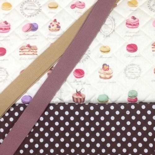 Mimama⭐︎レッスンバッグ等3点⭐︎女の子マカロン入園入学⭐︎ハンドメイド マカロン☆レッスンバッグ☆女の子 スイーツパティシエYUWA