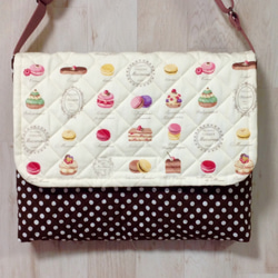 HEC❤︎⭐︎レッスンバッグ等5点⭐︎マカロン柄⭐︎ハンドメイド sale！ハンドメイド＊レッスンバッグ＊マカロン柄 ＊ポケット付