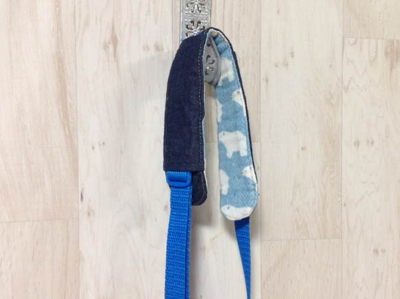 水筒 肩紐カバー ボーダーとお星様×お花と動物柄 細めタイプ