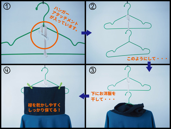 Kimamaキンチャクネックシャツ（木綿 濃紺）【受注生産対応】 9枚目の画像