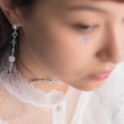 Sunshower：レートボウネックレス -  Pamycarie Handmade Jewelry 2枚目の画像