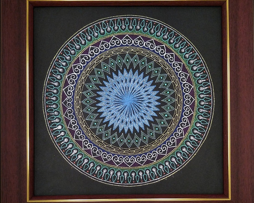 点描まんだらアート 【原画/一点物】 20cm×20cm-2 絵画 まんだら 点描まんだらアート 【原画/一点物】 20cm×20cm-2 絵画 まんだら