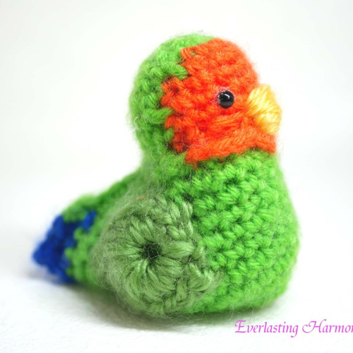 送料込み】コザクラインコ（小）のあみぐるみ あみぐるみ Jewel Rabbit