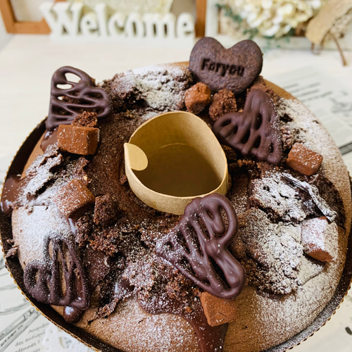 creema限定❤濃厚チョコレートのシフォンケーキ ケーキ algernon 通販