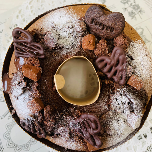 creema限定❤濃厚チョコレートのシフォンケーキ ケーキ algernon 通販