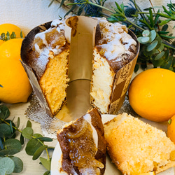 自家製柚子のシフォンケーキ 2枚目の画像