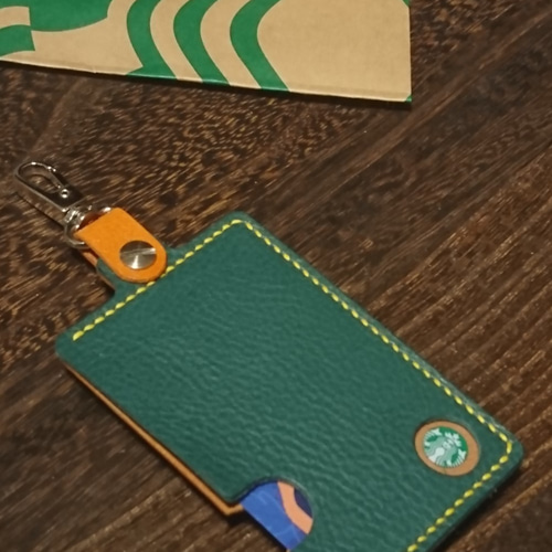 スターバックスカードケース｜伊レザー｜トスカーナ 名刺入れ・カード