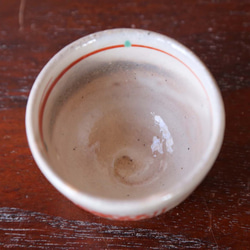 椿の赤絵煎茶玉露碗　 4枚目の画像
