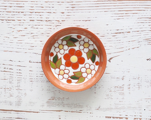 テラコッタの豆皿（11）アクセサリートレーにも♪ 薬味皿・豆