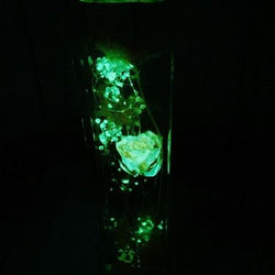 母の日 暗闇でほのかに光るflowerium stardust(フラワリウム/ハーバリウム）マーズピンク 3枚目の画像