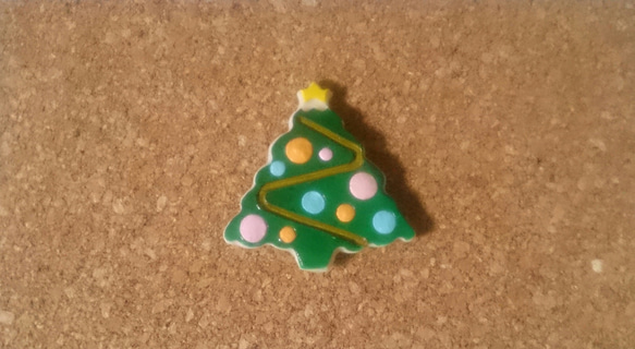 【送料無料】クリスマスツリーのマグネット 1枚目の画像
