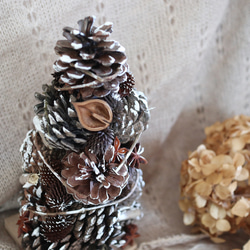 数量限定◎松ぼっくりで作るクリスマスツリー　クリスマス　松ぼっくり　クリスマス雑貨 2枚目の画像
