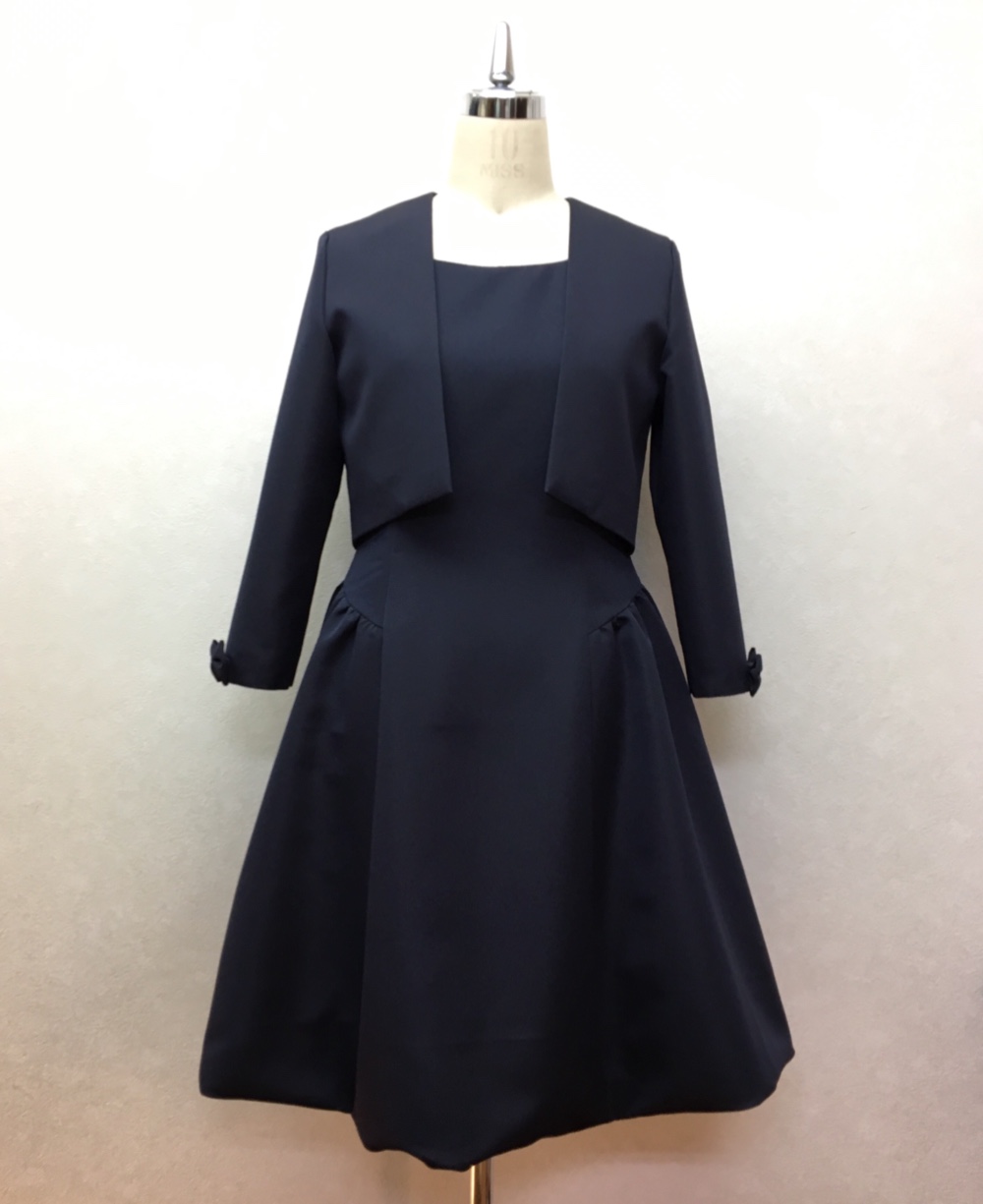 入学＊卒業式にも＊リボンボレロ＊エレガントグログラン 11,850円