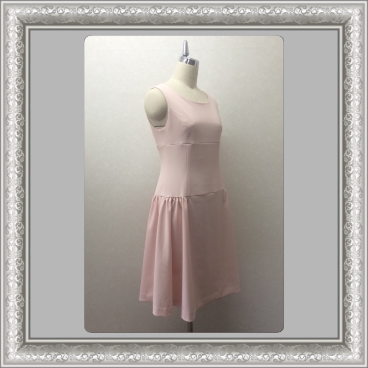 エレガントフィット＆フレアーストレッチワンピース