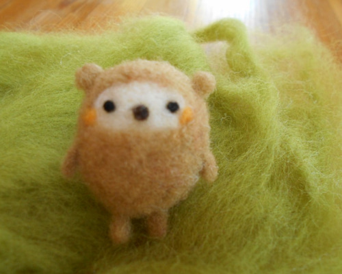 ☆もこもこ☆ 羊毛フェルト マスコット ～森のくまのはら先生シリーズ