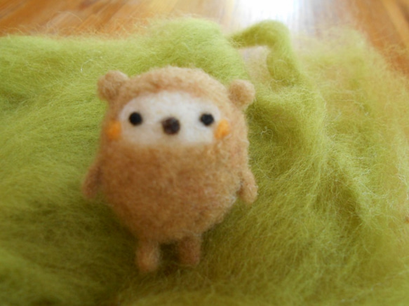 ☆もこもこ☆ 羊毛フェルト マスコット ～森のくまのはら先生シリーズ