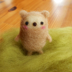 ☆もふもふ☆ 羊毛フェルト マスコット ～森のくまのはら先生シリーズ 