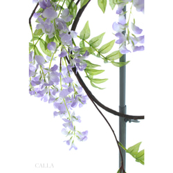 特大サイズ＊Weeping Wisteria Wreath〜藤紫〜 7枚目の画像