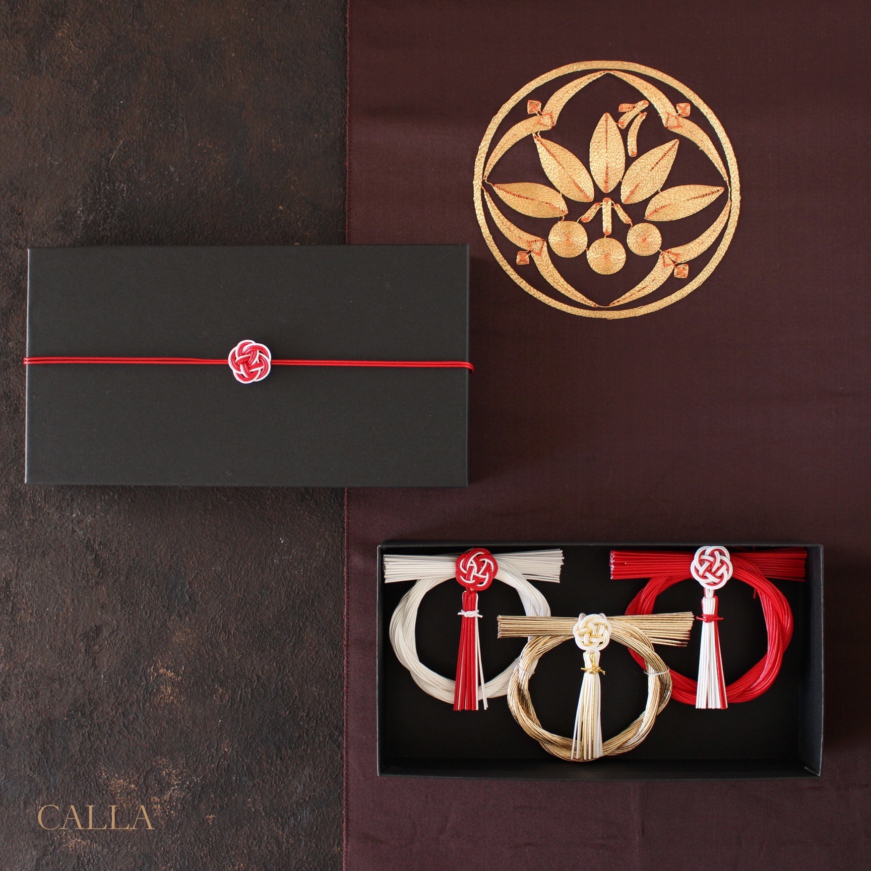 小さな水引飾り〜化粧箱入〜3個セット