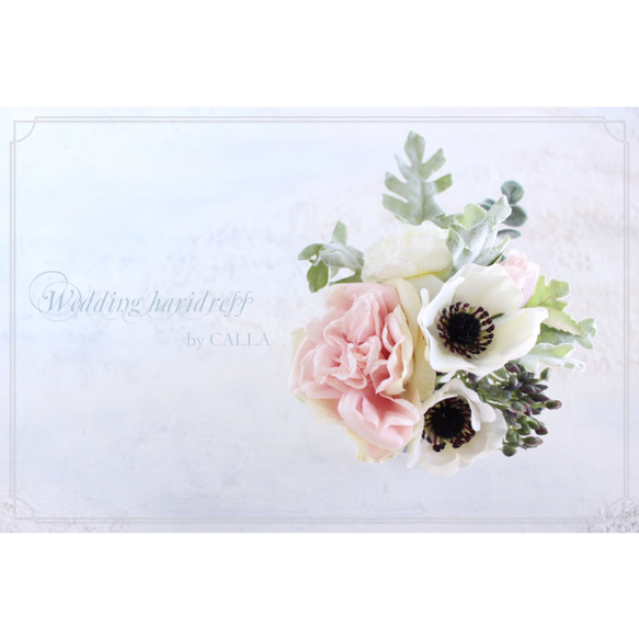 ひよ様専用ページ＊Pinkrose&Anemone Natural Clutch Bouquet Set＊ 6枚目の画像