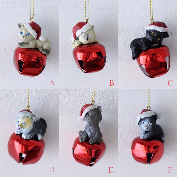 Christmas kitten wreath☆☆☆crescent☆☆☆リースbox入り 3枚目の画像