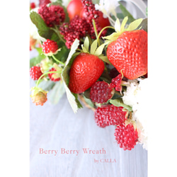 特大サイズ＊Berry Berry Wreath 50㎝＊ 3枚目の画像