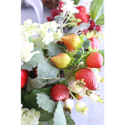 特大サイズ＊Berry Berry Wreath 50㎝＊ 4枚目の画像