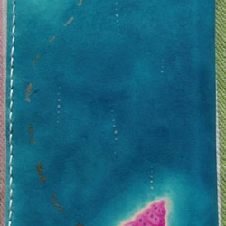 レザー２つ折り長財布「ウミノコ」 3枚目の画像