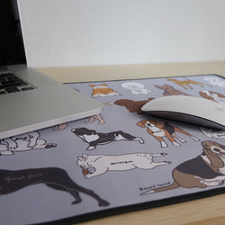 DOGSラージマウスパッドテーブルマット 4枚目の画像