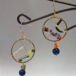 balinese santai ピアス＊　made of bali parts 2枚目の画像