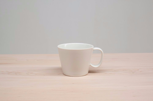 B series Mug 天然礦物自然無光釉瓷土馬克杯 - 雪白 Snow White 第1張的照片