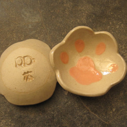 DoDo手作り動物形生活陶器 - 手に入れてね猫ミートボール×1個 3枚目の画像