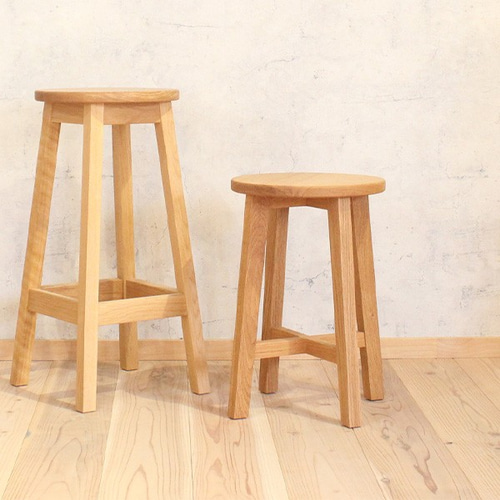 木製スツール 高さ45cm 丸椅子 stool