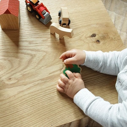 ローテーブル シンプル オーク 無垢材 テーブル センター リビング