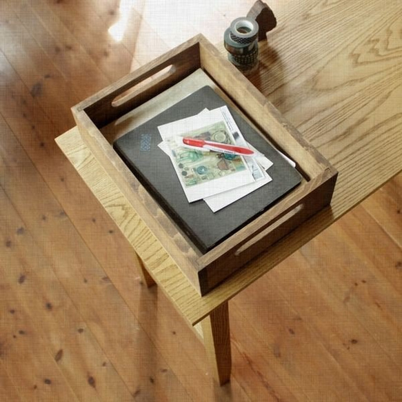 ウッド ボックス Ｓサイズ スプルース 収納 木製 木箱 おもちゃ箱 ナチュラル インダストリアル 整理 小物入れ 5枚目の画像