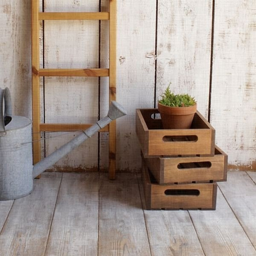 ウッド ボックス｜全2種類 収納 木製 木箱 おもちゃ箱 ナチュラル