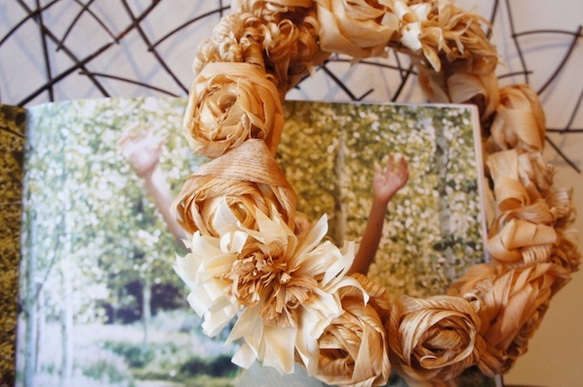 カンナの花冠　木ウェディング特別企画　＊受注製作＊ 4枚目の画像